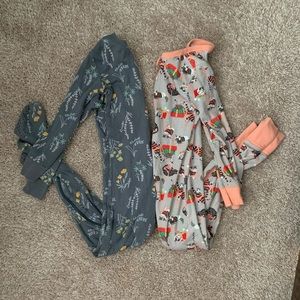 Onesie style pajamas for girls